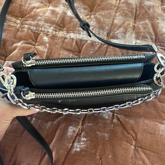 Calvin Klein Black Crossbody. Or clutch. Excellent condition. Work or travel - Picture 3 of 8